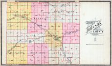 County Outline Map, Johnson County 1900